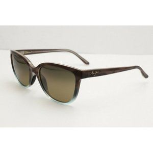 Maui Jim Honi MJ 758-22B Brown Polarized Sunglasses Brown -SCRATCHED LENS